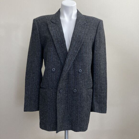 Vintage Roger Pauze Wool Double Breasted Sport Coat Blazer Mens Small - Picture 5 of 8